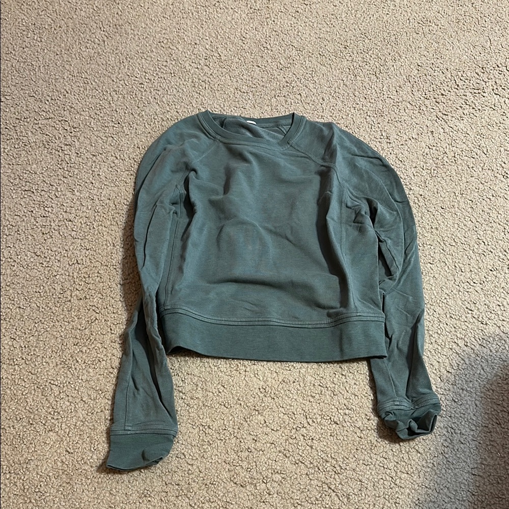 lululemon athletica Crewneck Sweatshirt in Forest Green